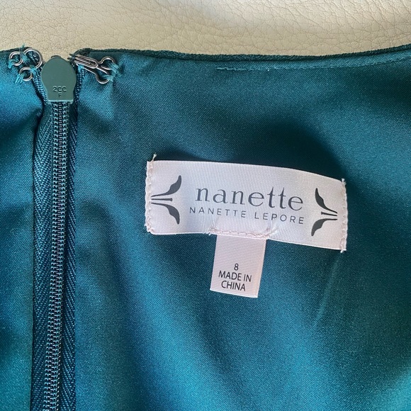 Nanette Lepore Ruffle Trim Dress in Evergreen - Picture 12 of 13